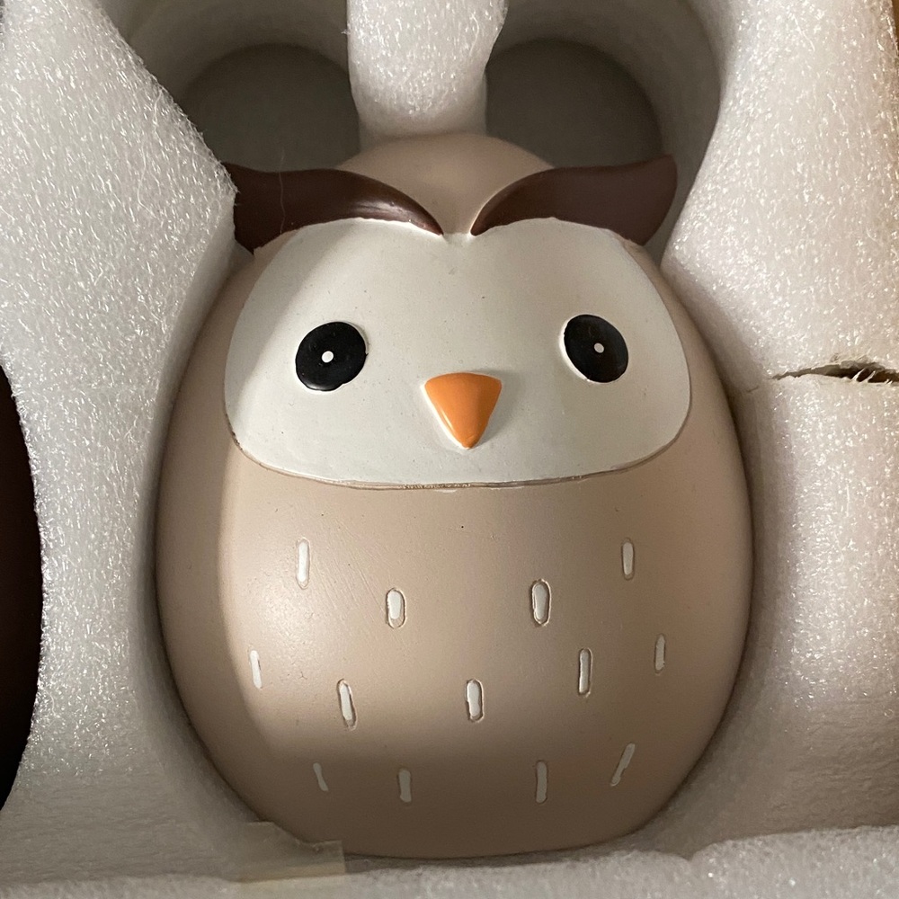 Grandin Road Woodland Animals Easter Eggs Decor Decoration Fox Owl Bear Deer - Picture 6 of 9